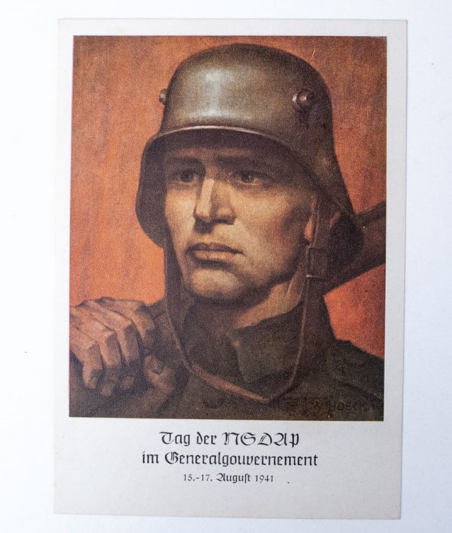 Tag der NSDAP im Generalgouvernement 1941 postcard 1