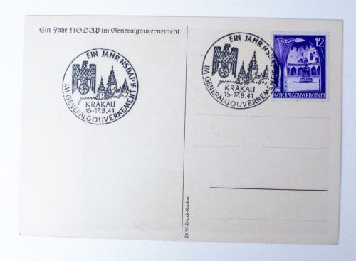 Tag der NSDAP im Generalgouvernement 1941 postcard 1