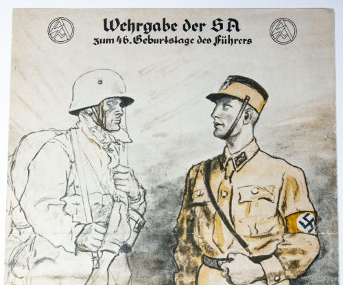 Wehrgabe der Sa zum 46. Geburtstage des Führers