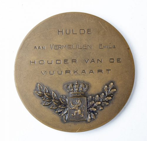 Yser penning - vuurkaart