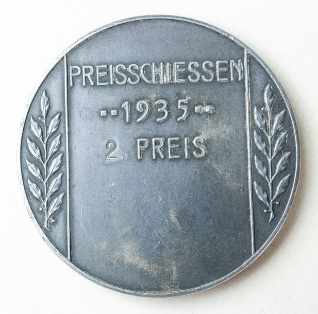 Pak Geschütz Preisschiessen 1935 medal in silver (2. Preis)