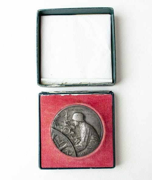 Pack Geschütz Preisrichten 1926 medal in silver (in case)
