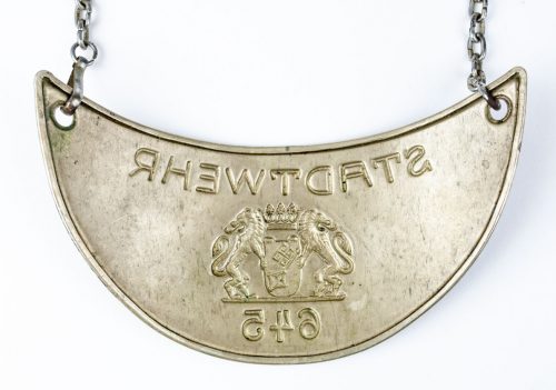 Stadtwehr Bremen ringkragen gorget