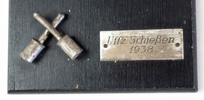 German Shooting prize 1938 plaque (Officers shooting competition)