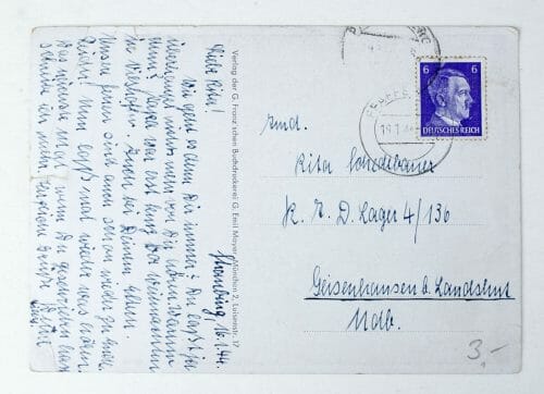 Max Wechsler Female Reichsarbeitsdienst postcard: Musizierende Arbeitsmaiden