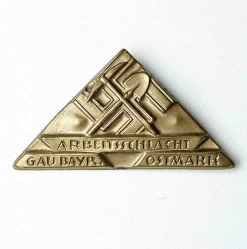 Arbeitsschlacht Gau Bayern Ostmark abzeichen (badge)