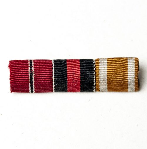 A "thin" Feldspange /Ribbon with Ostmedaille, Sudetenmedaille and Westwall medaille