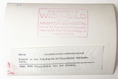 Pressphoto NSFK: Flugschüler bei der Arbeit (Segelflieger)