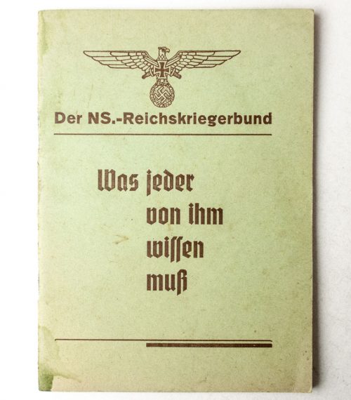 Der NS.-Reichskriegerbund – Was Jeder von Ihm wissen muss