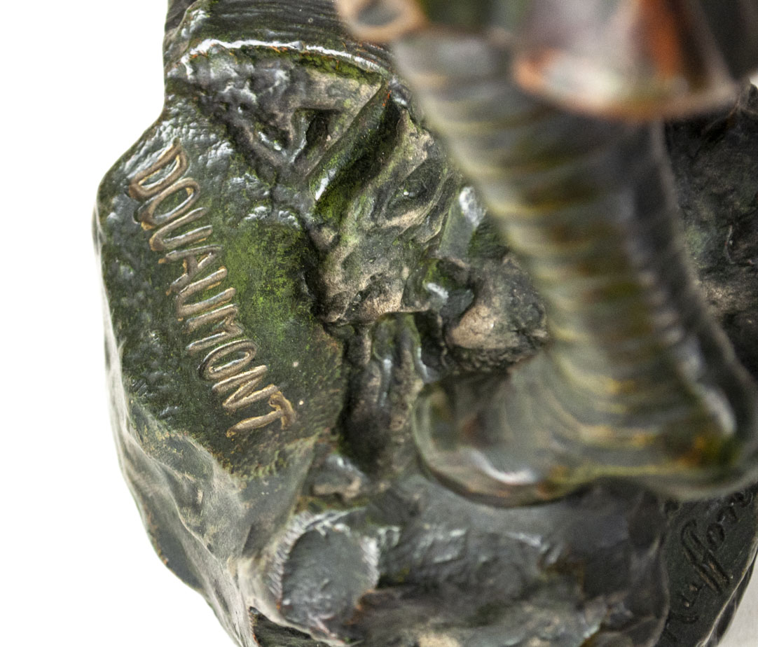 French World War I Douaumont Battle Soldier statue by artist Ruffony - Image 36