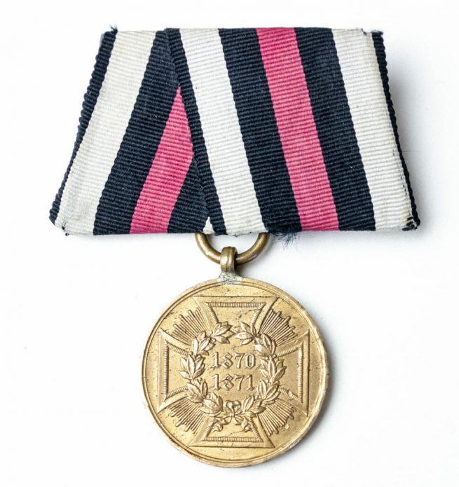 Kriegsdenkmünze für die Feldzüge 1870/71 einzelspange (Single mount medal)