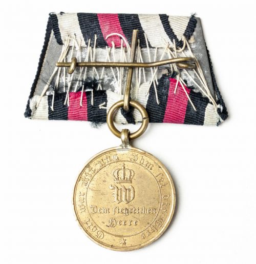 Kriegsdenkmünze für die Feldzüge 1870/71 einzelspange (Single mount medal)