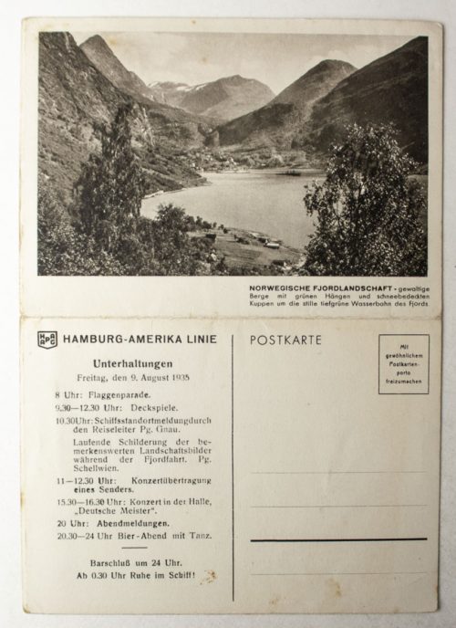 NS - Gemeinschaft Kraft durch Freude Hamburg Amerika Linie (Dampfer Oceana)