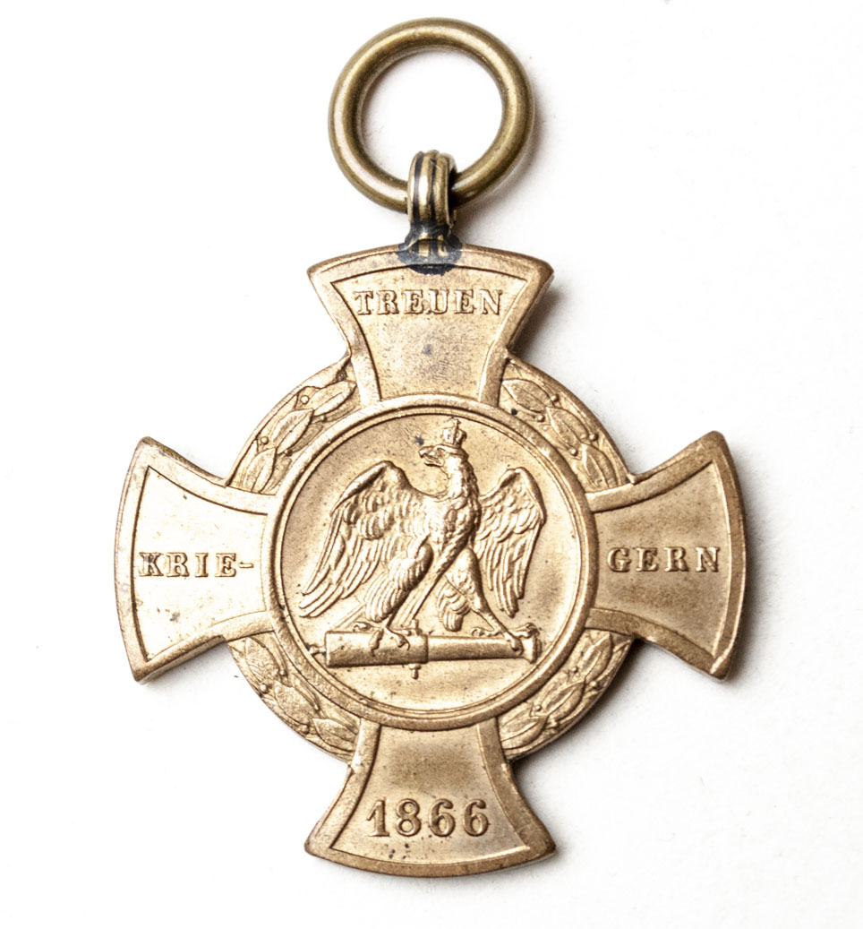 Prussia Erinnerungskreuz 1866 Königgrätz “Treuen Kriegern” single