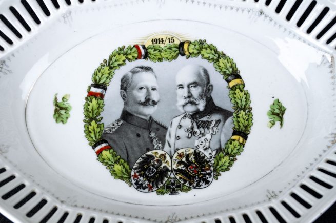 WWI German/Austria Alliance patriotic bowl 1914/1915
