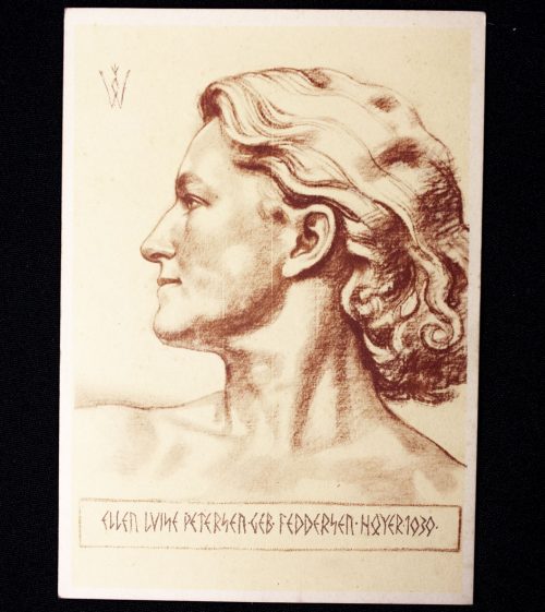 Willrich postcard: Deutsche Frau aus Nordschleswich (1942)