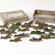 World War I German tin toy soldiers (M.G.K.2