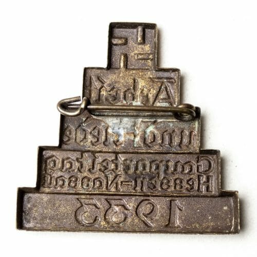 Arbeit und Friede - Gauparteitag Hessen-Nassau 1936 abzeichen