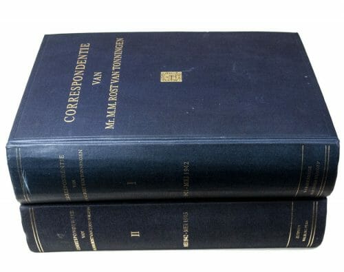 Correspondentie van Mr. M.M. Rost van Tonningen - 2 delen - 1967/1993