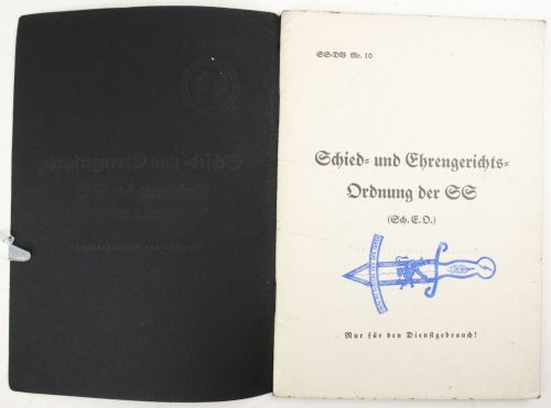 SS brochure: Schied- und Ehrengerichtsordnung der SS