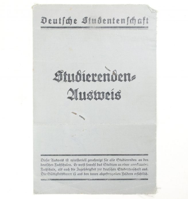 Deutsche Studentenschaft - Studierenden Ausweis with photo