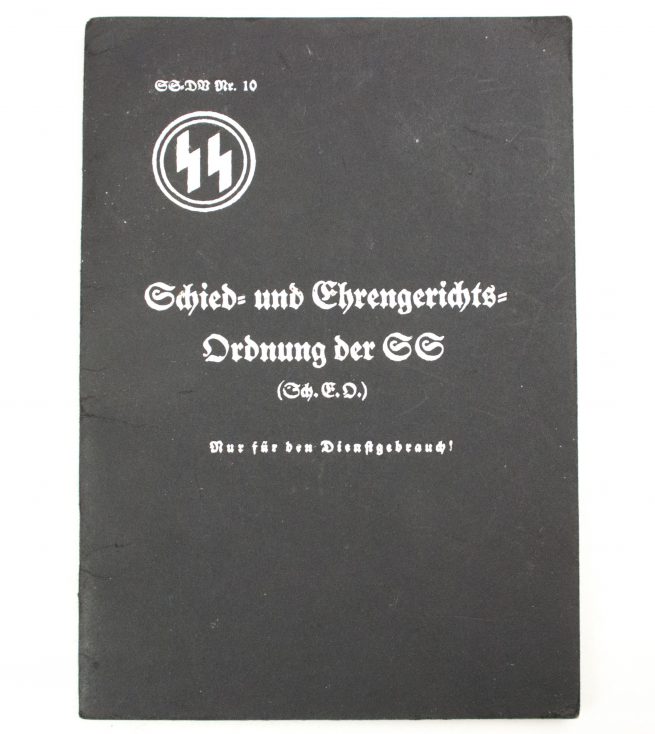 SS brochure: Schied- und Ehrengerichtsordnung der SS