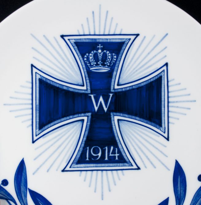 Meisen porcelain plate "Iron Cross 1914"