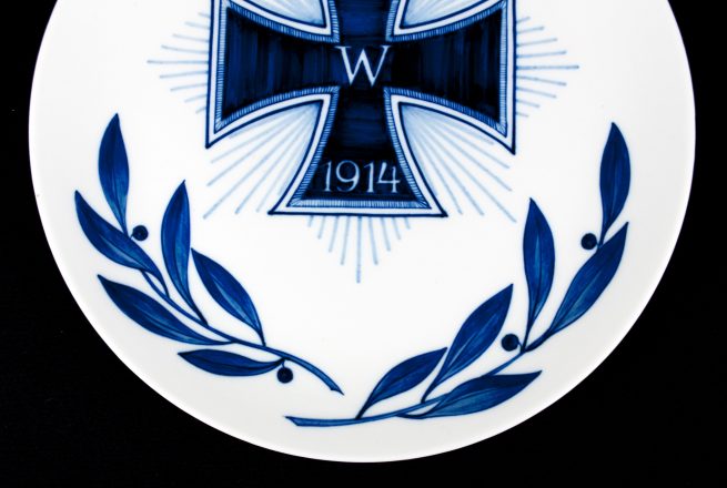 Meisen porcelain plate "Iron Cross 1914"
