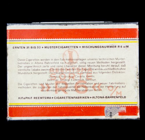 Reemtsma Sorte metalic sigarette box