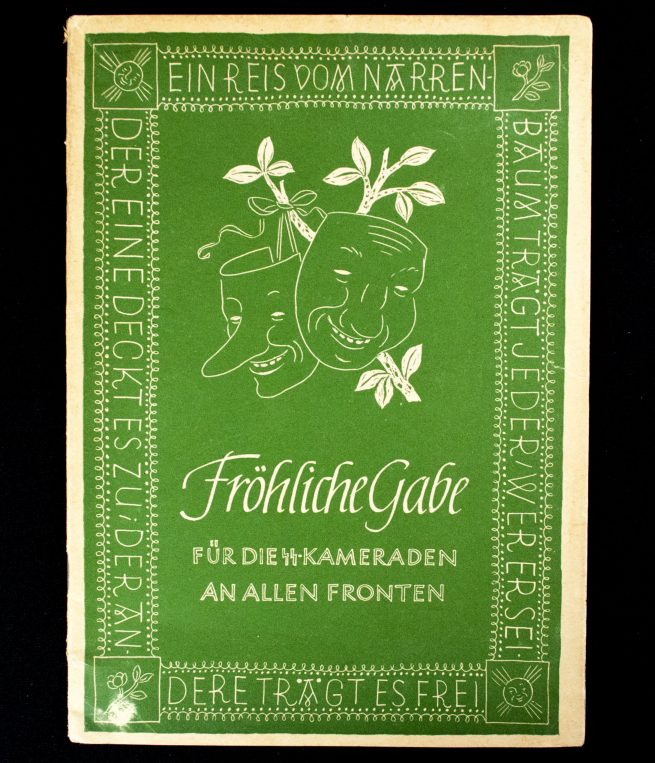 SS frontbrochure Fröhliche Gabe Für die SS-Kameraden an alle Fronten (1943/1944)