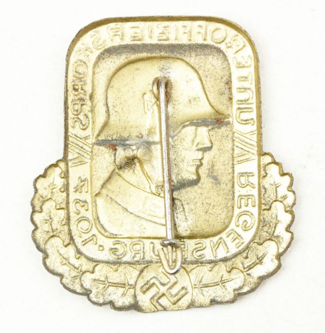 Unteroffiziers Korps Regensburg 1937 badge