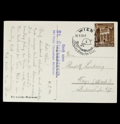 Postcard: Gottfried Klein - Infanterie (postally sent)