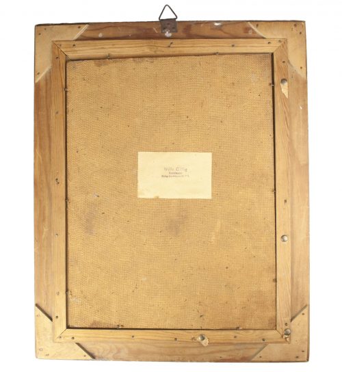 Impressive Deutsches Rotes Kreuz (DRK) painting by painter Willy Gillig