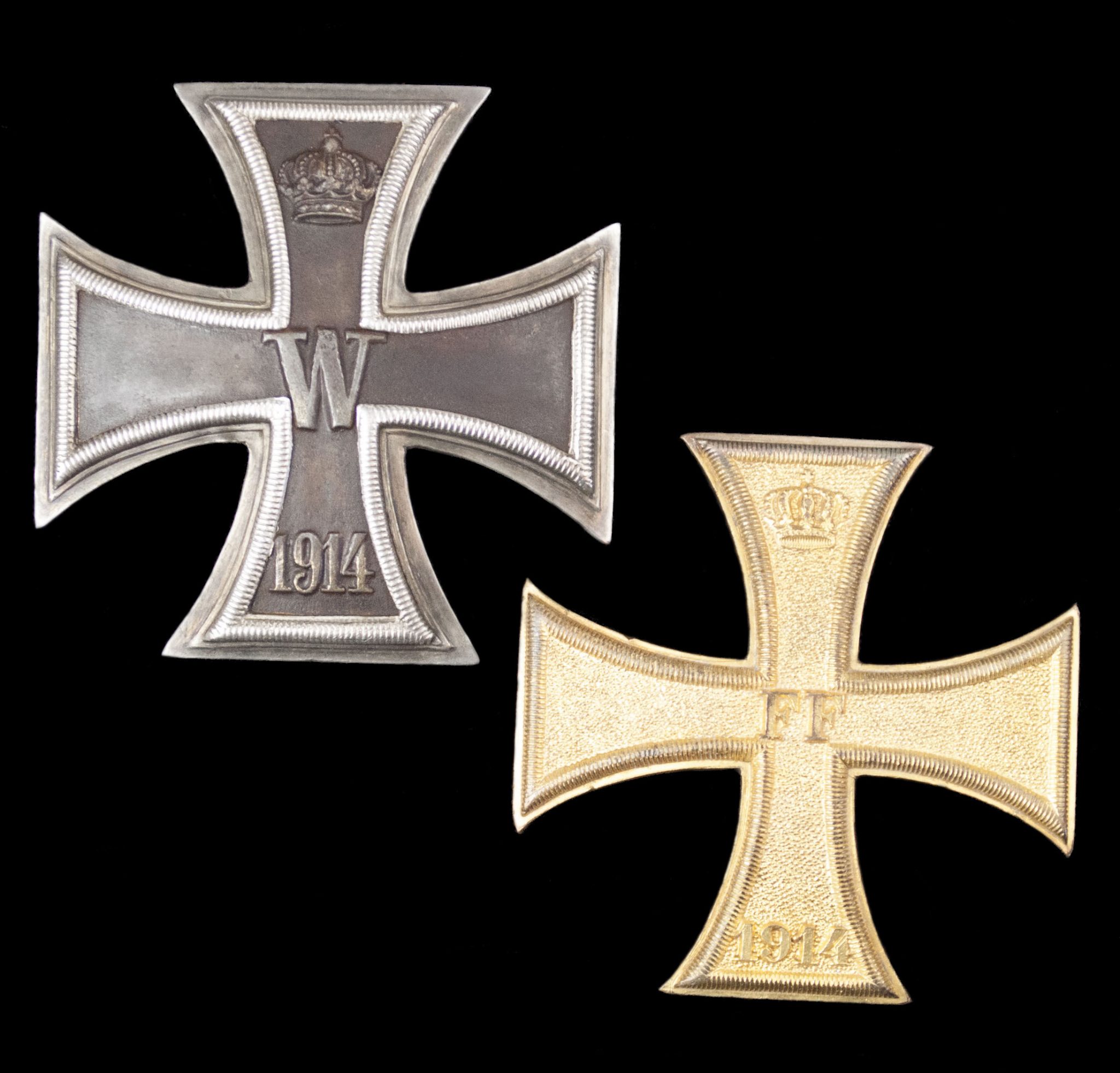 WWI Iron Cross first Class + Mecklenburg-Schwerin