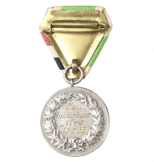 Reichspräsident von Hindenburg shooting medal Gau Hildesheim-Nord 1933