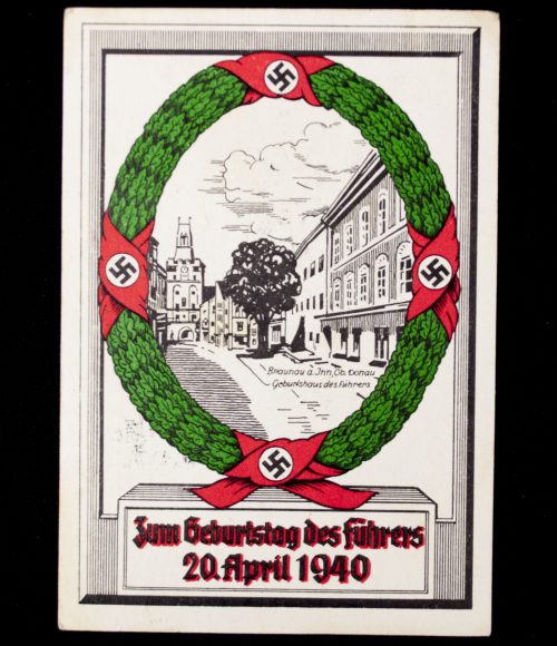 Postcard: Zum Geburtstag des Führers 20 April 1940