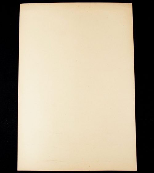 WWII German NSDAP Wochenspruch (propaganda miniposter) – Das Vaterland/Theodor Körner