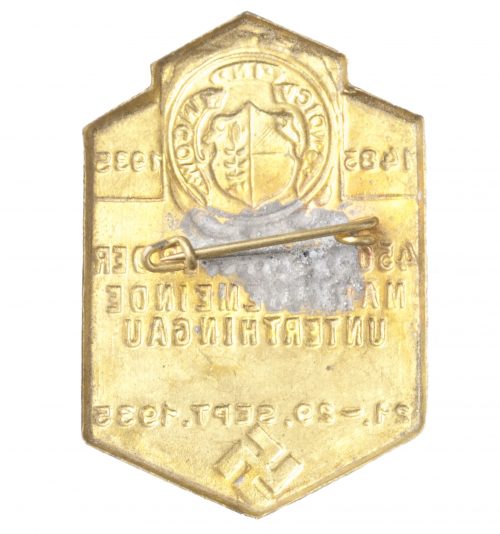 450 Jahrfeier der Marktgemeinde Unterthingau 1935 abzeichen