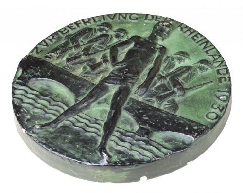Zur Befreiung der Rheinlande 1930 (large 24 cm stone plaque)
