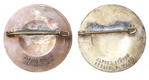 Deutscher Luthertag 10. November 1933 (bronze and silver badges)
