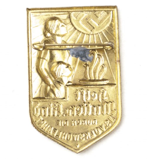 NS - Volkswohlfahrt Helft Mutter und Kind badge
