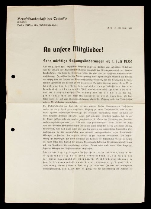 Deutsche Arbeitsfront (DAF) small document group