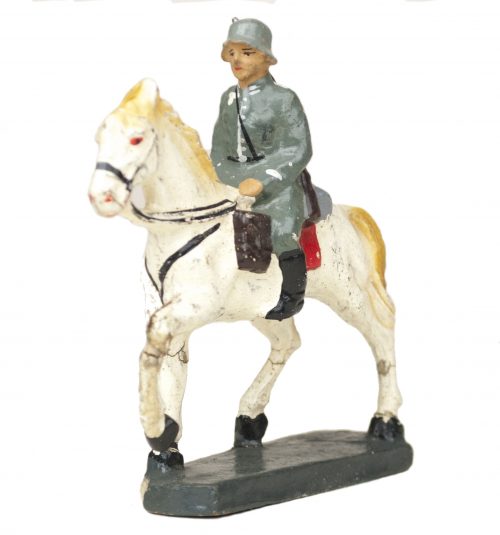 German Soldier toyfigure "horserider" (Reiter) with rifle