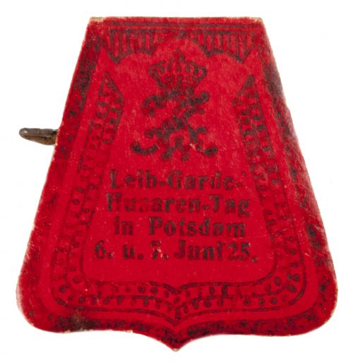 Leib-Garde-Husaren-Tag in Potsdam 6.u.7.Juni 1925 badge
