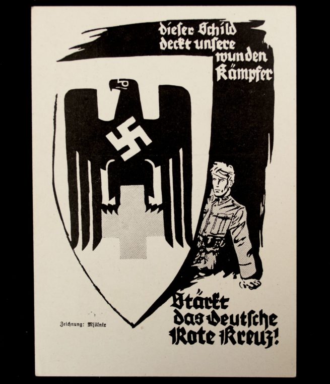 Postcard: 1. KDF Postwertzeichen Ausstellung für das Deutsche Rote Kreuz Berlin (DRK)