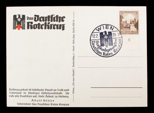 Postcard: Adolf Hitler Schirmherr des Deutschen Roten Kreuzes