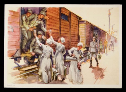 Postcard: (DRK) Das wirken des Deutschen Roten Kreuzes
