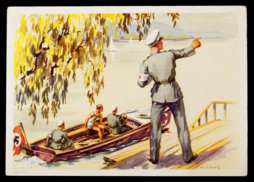 Postcard (DRK) Das wirken des Deutschen Roten Kreuzes