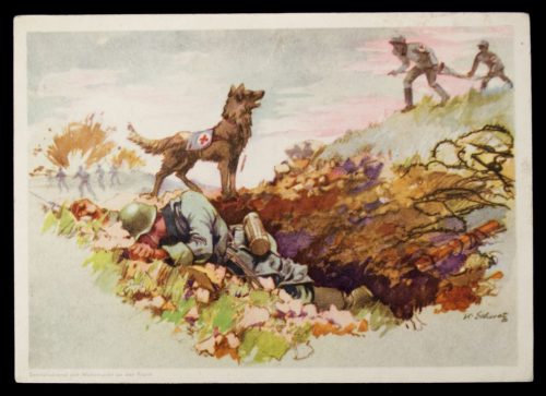 Postcard (DRK) Das wirken des Deutschen Roten Kreuzes