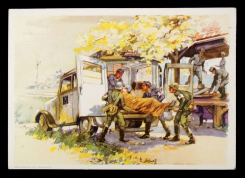 Postcard (DRK) Das wirken des Deutschen Roten Kreuzes